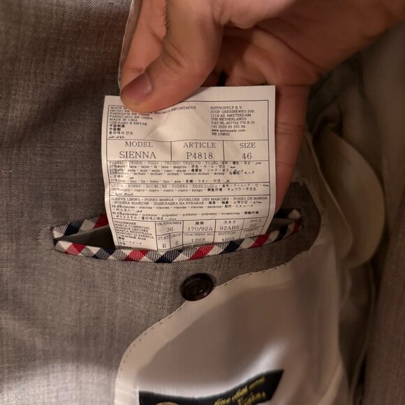Suitsupply Grey Sienna Suit - Size 36 - Pants 30x28 - Picture 3 of 10